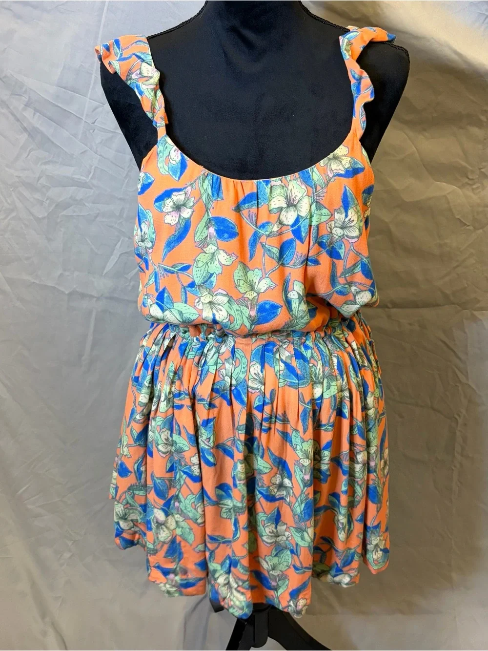 Free People Orange Dear You Backless Sundress - Picture 3 of 9